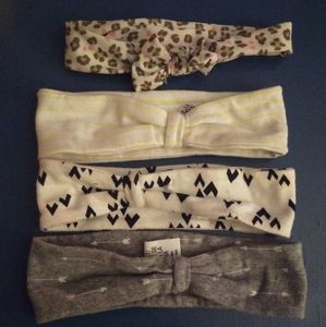 Four baby/toddler girl Cat and Jack headbands